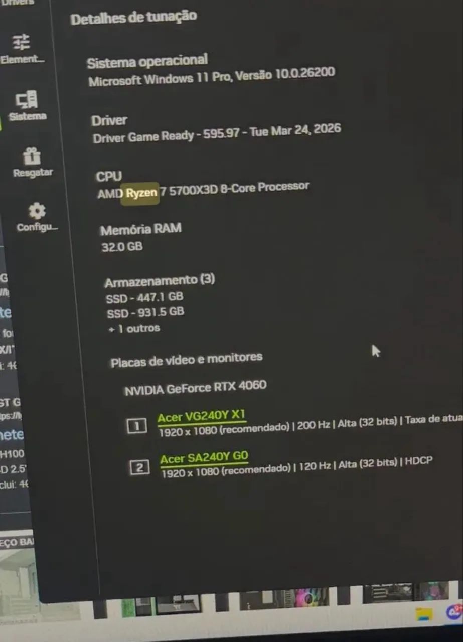 Ryzen 7 5700X3D / Pego processador menor e volta.