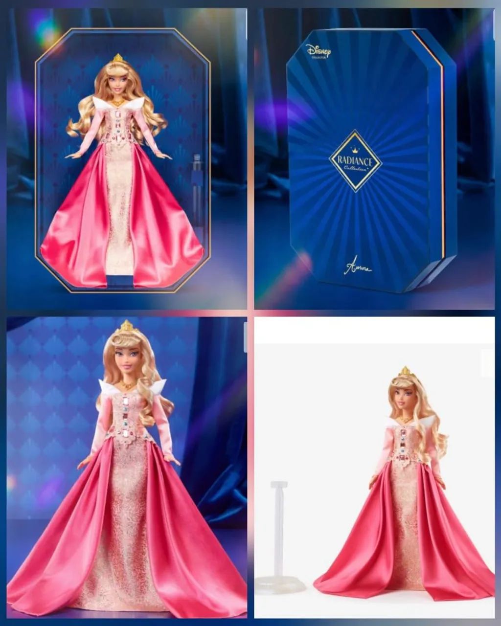 Boneca Aurora Disney Princesa Barbie Doll Radience