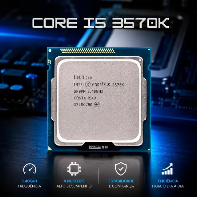 PROCESSADOR INTEL CORE I5 3570K 3.4GHZ 6MB LGA 1155 OEM