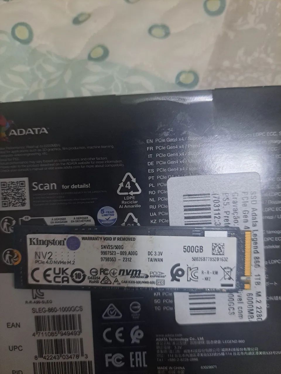 SSD NVME 500 GB