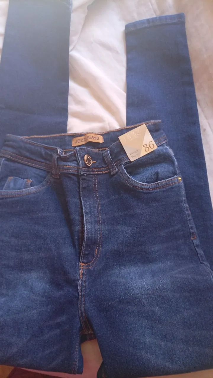 Calça jeans feminina tam 36  - Foto 5