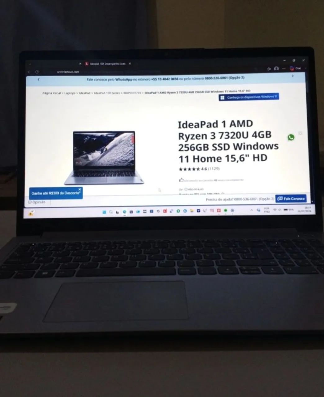 Notebook Lenovo ideapad 1