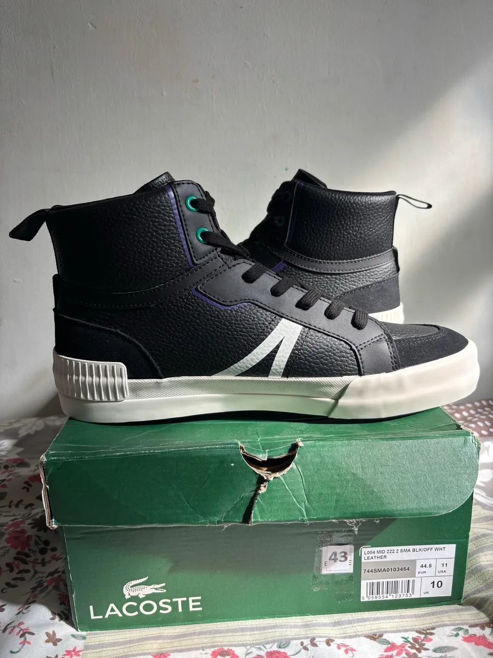 Tênis Lacoste Masculino Couro Sneaker L004 - Foto 2