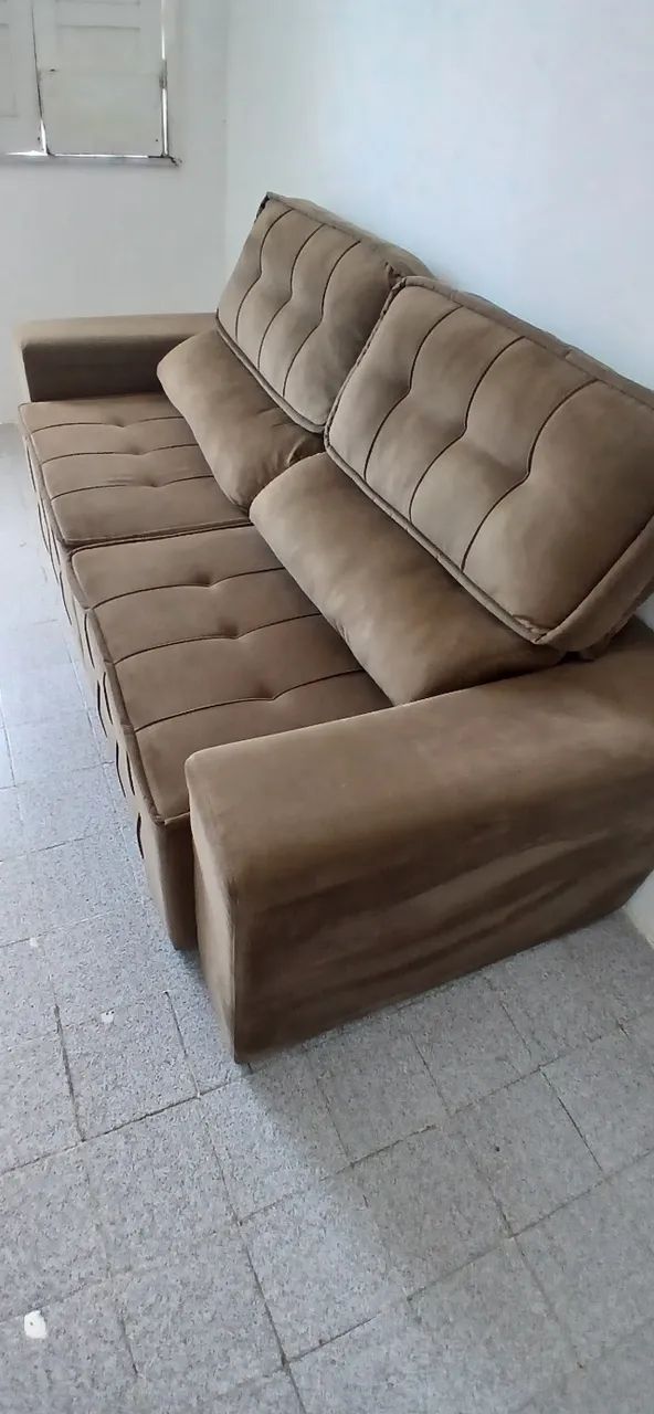 Sofá com Apoio externdido para as Pernas