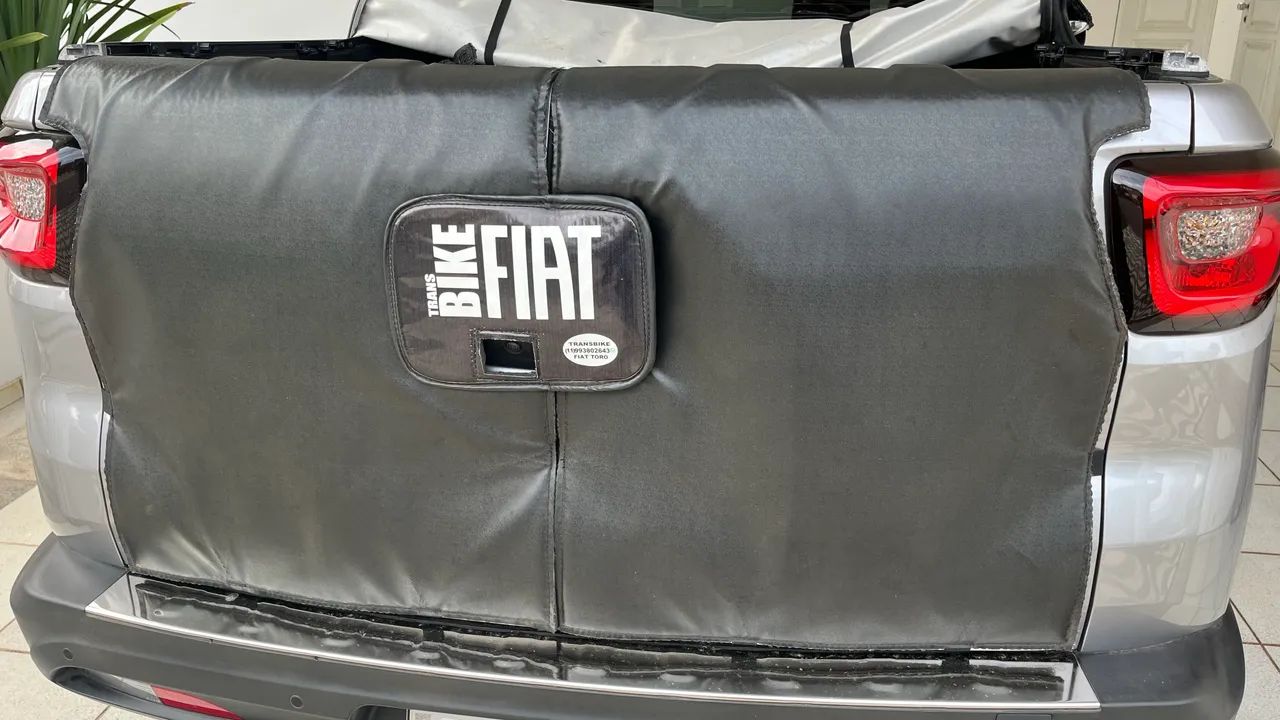 Transbike,proteção Tampa Fiat Toro-transporte Bike-bipartido - Foto 6