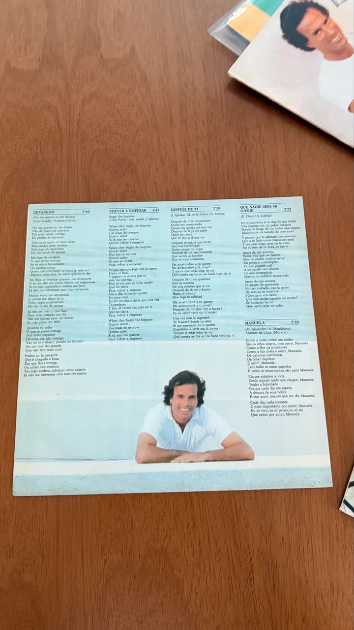LP Júlio Iglesias De Niña a Mujer - Foto 3