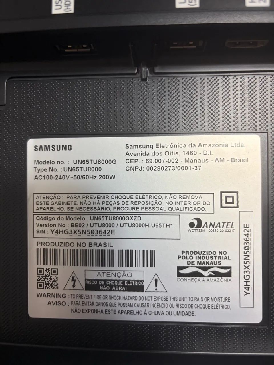 TV SAMSUNG 65? UN65TU8000G - Foto 4