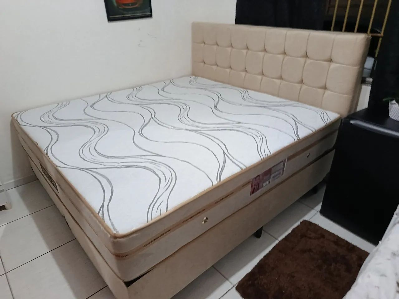 Cama super King com colchão dorme vida excelente para sua coluna - Foto 3