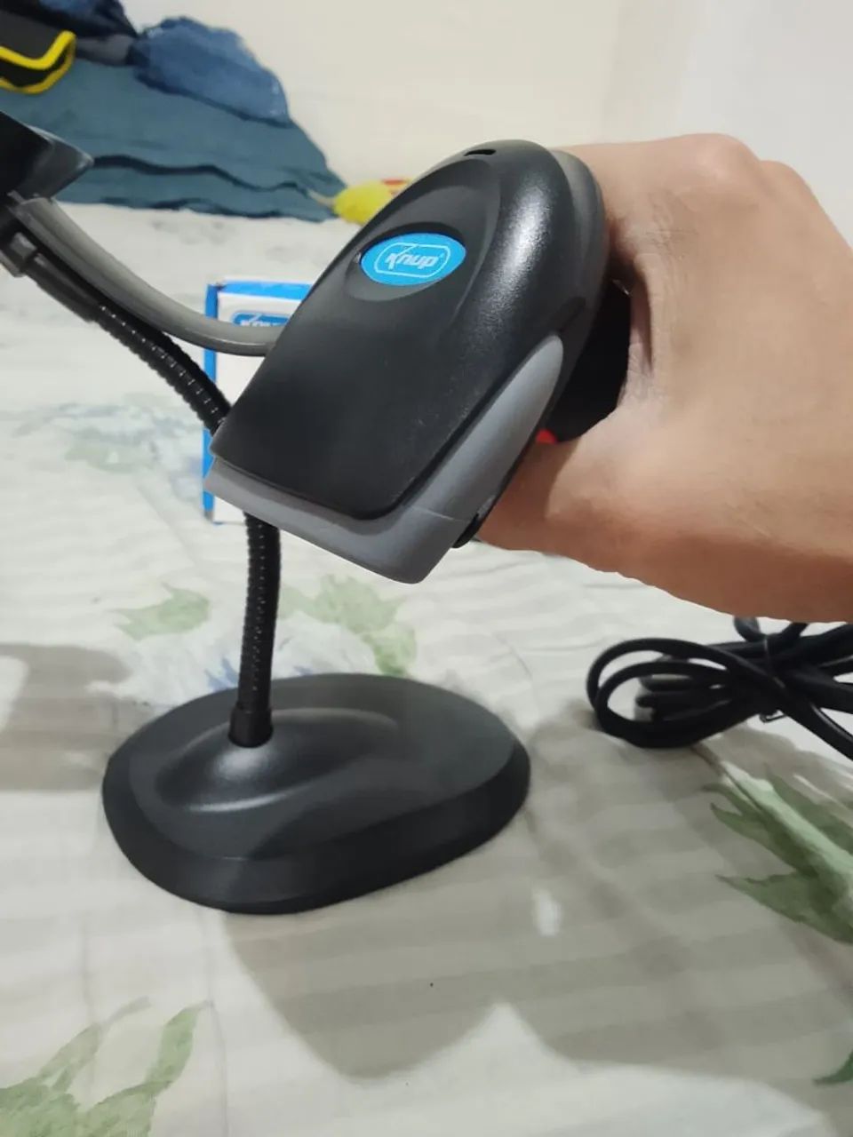 Leitor de Código de Barras a Lazer com suporte - Foto 3