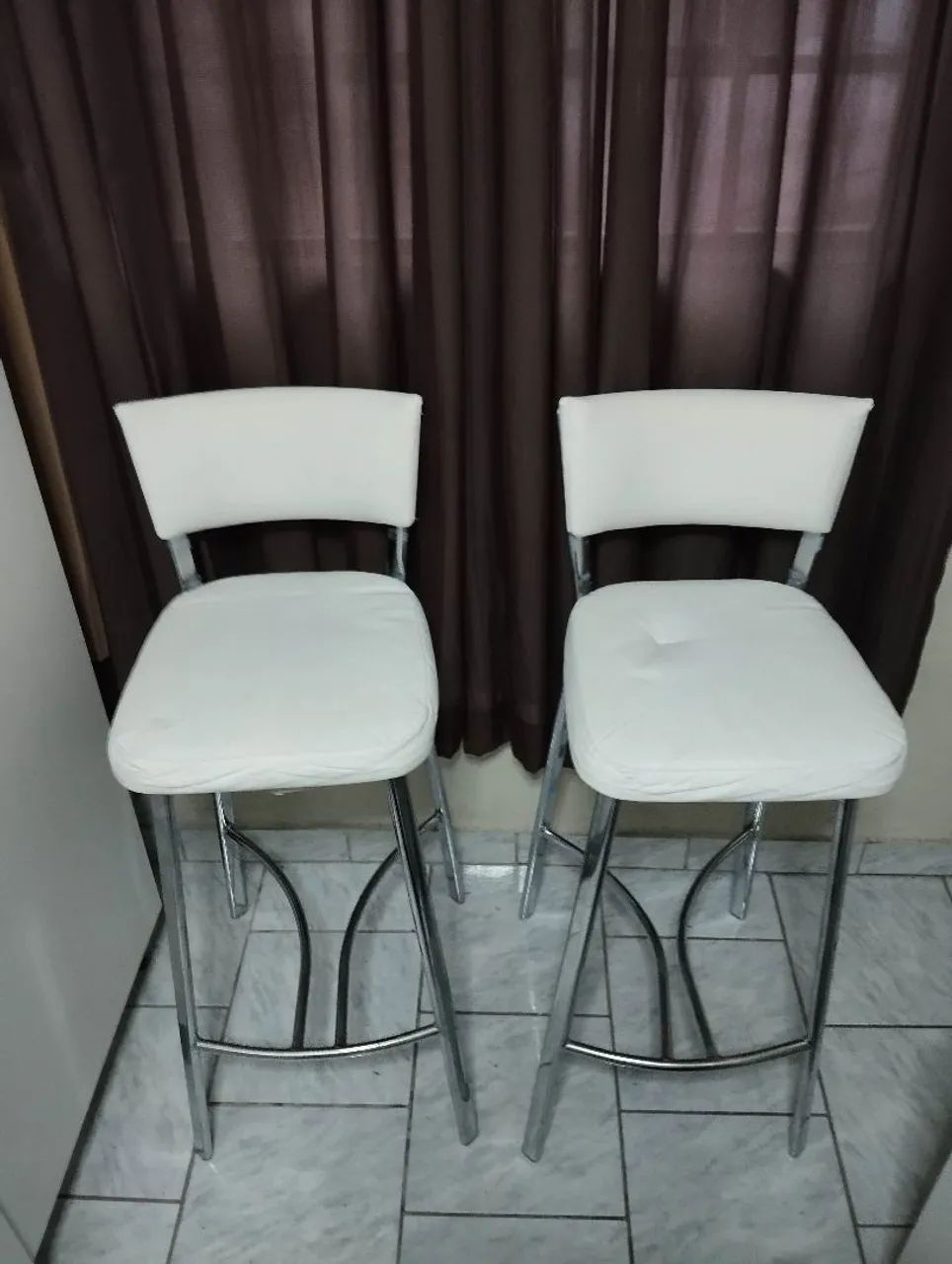 Banquetas cromadas 