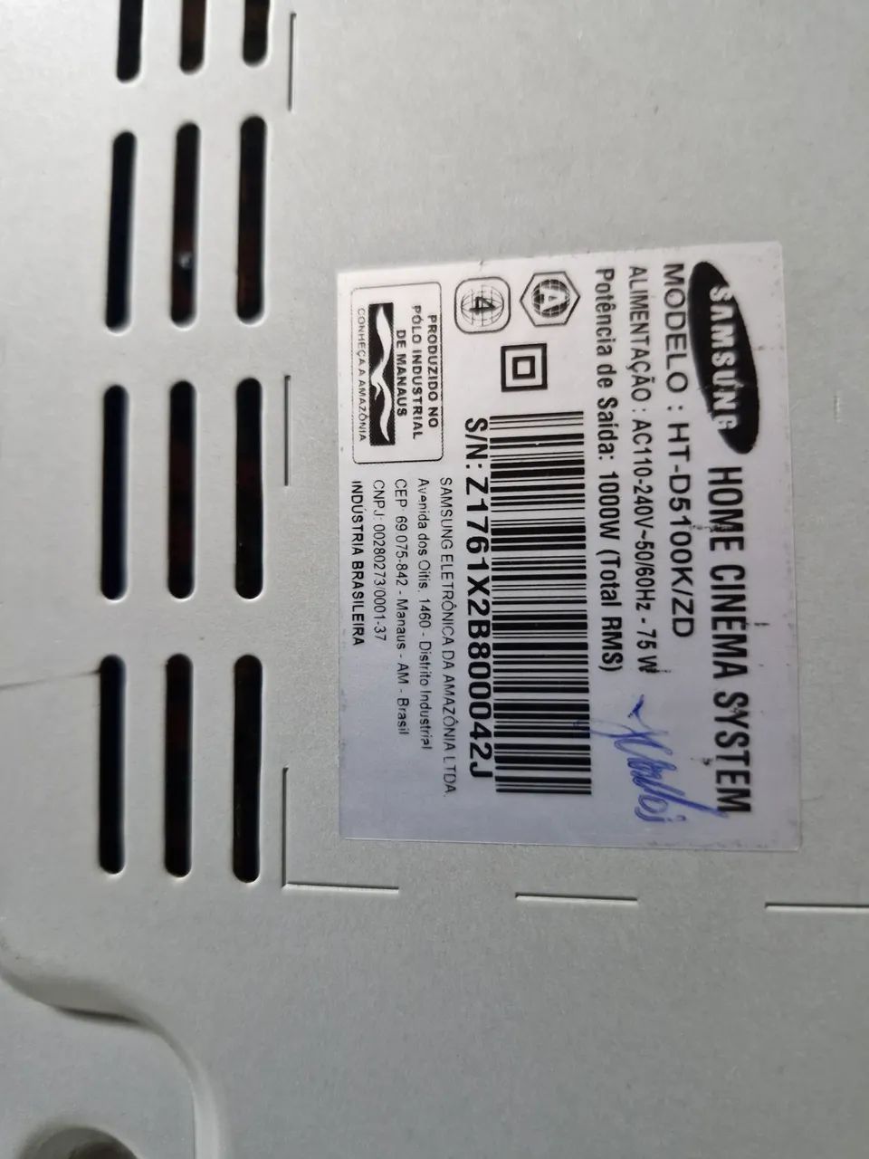 Blu-ray home theater 1000wrms leia a descrição  - Foto 6