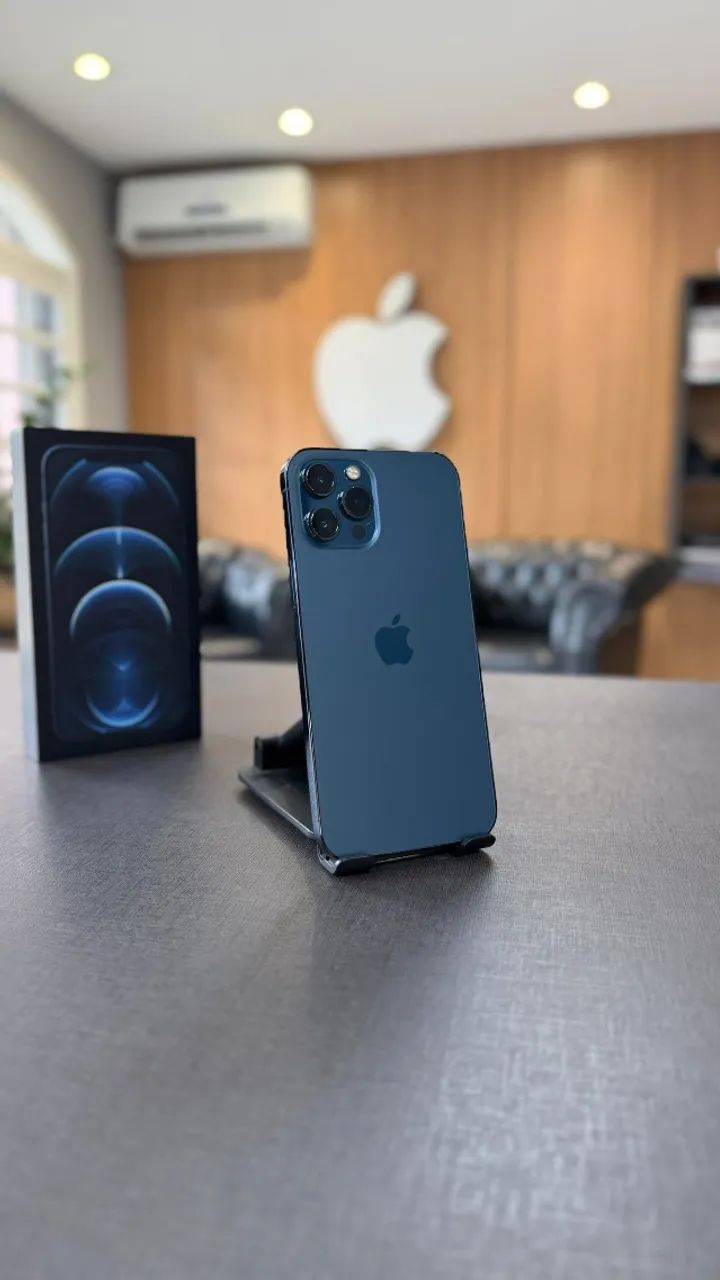 IPHONE 12 PRO MAX, 256GB, azul - Celulares e Smartphones