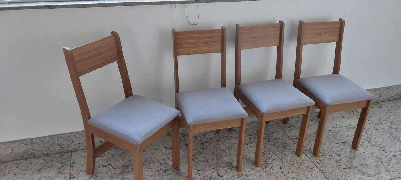 Cadeiras de jantar em linhao  - Foto 3