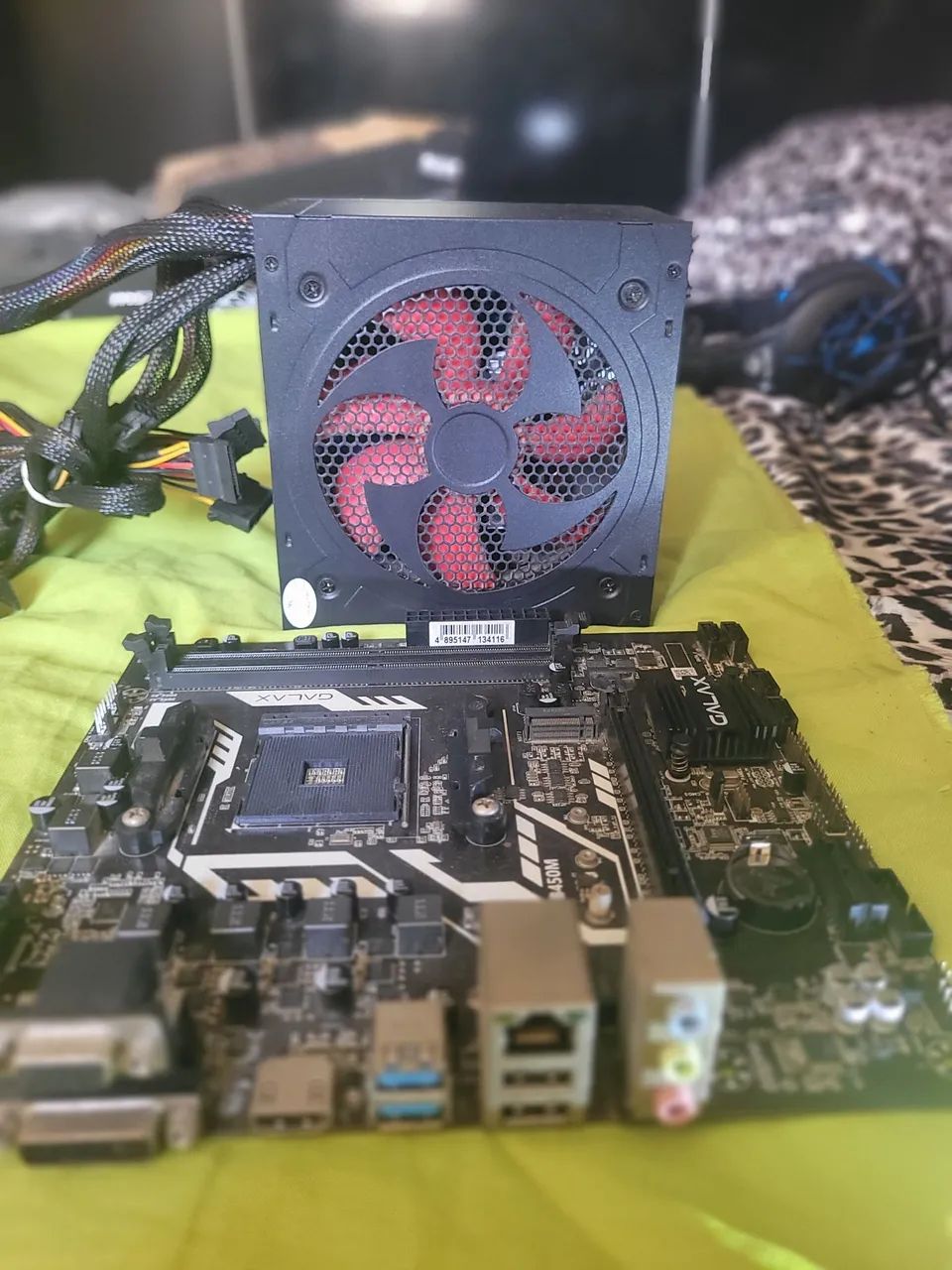 kit PLACA MÃE  + Fonte 500 W  LEIA ANÚNCIO 