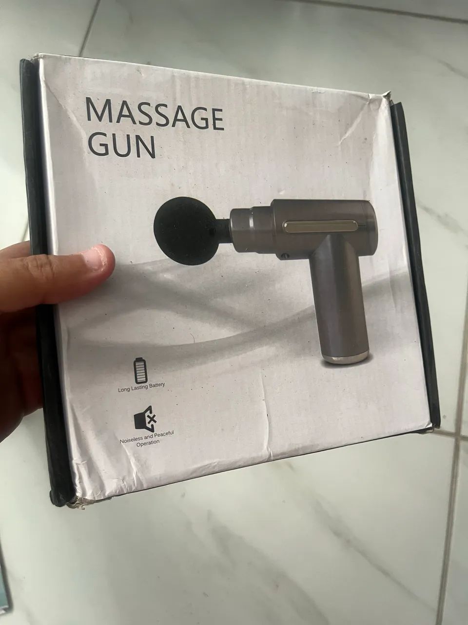 Massageador Pistola Elétrica Profissional Muscular Portátil