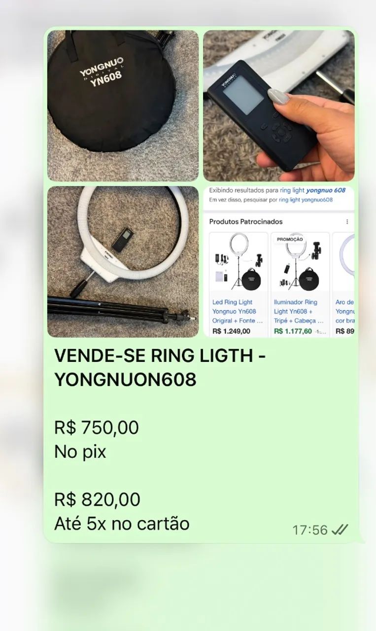 RING LIGTH YONGNUON608 - Foto 3
