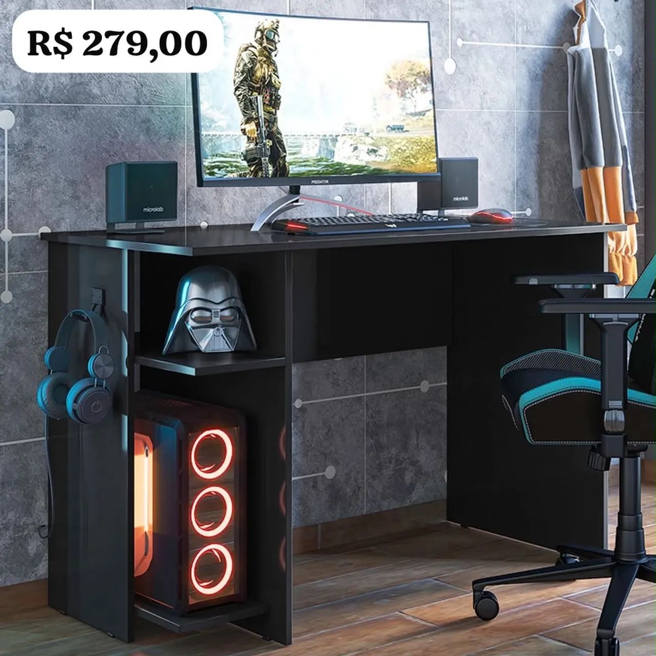 Escrivaninha Simples  - Foto 3