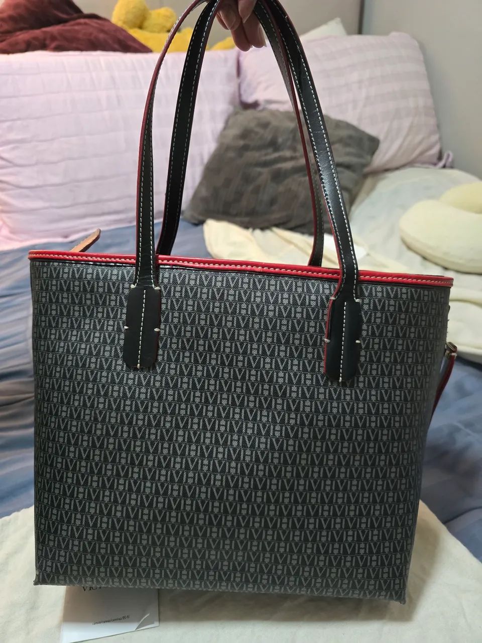 Bolsa Victor Hugo original de couro - Foto 4
