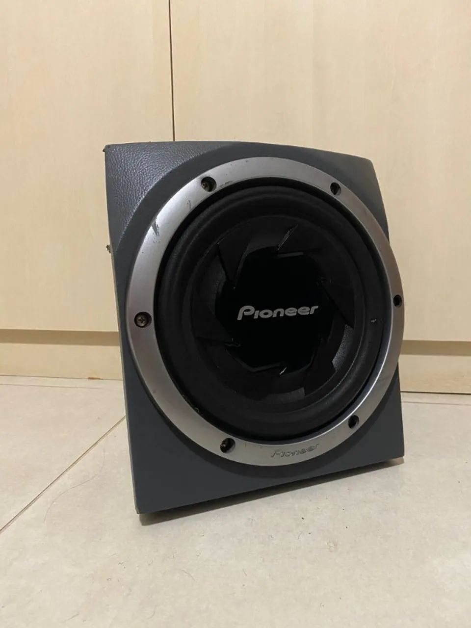 Subwoofer Pioneer Slim TS-SW251 10 Polegadas Ativo Automotivo