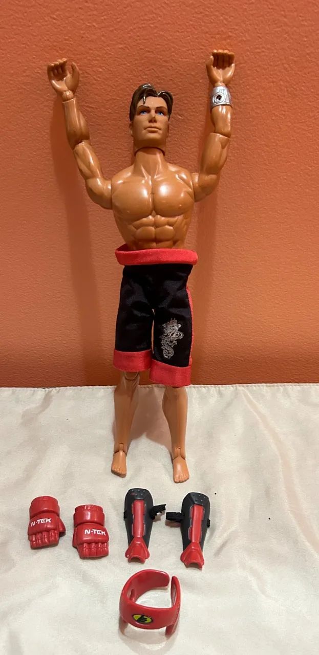 boneco Max Steel kick boxing - mattel - Foto 3
