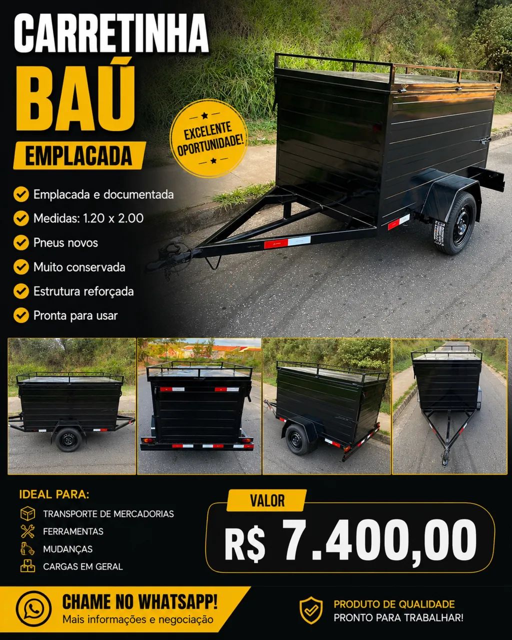 Carretinha Baú 
