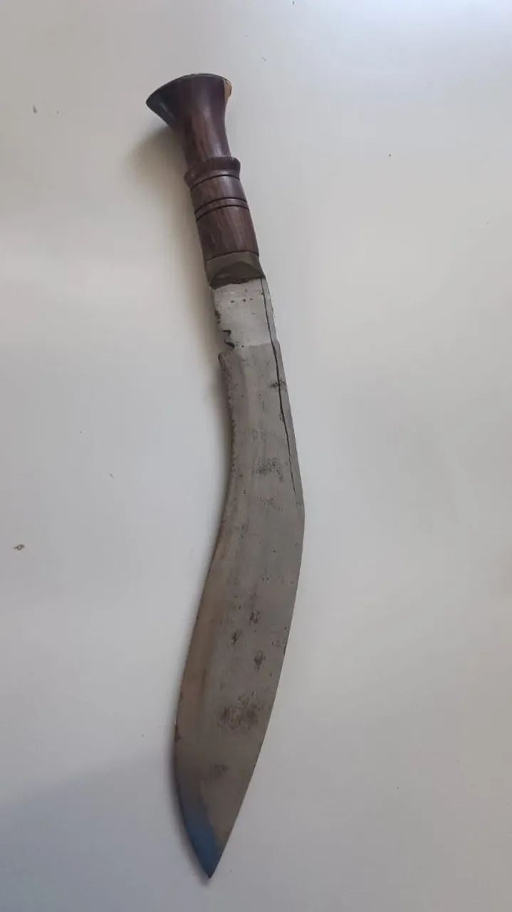 Fação gurka - Nepal. Adquirido Haiti junto ao batalhão do Nepal, em 2010, missão MINUSTAH. - Foto 4
