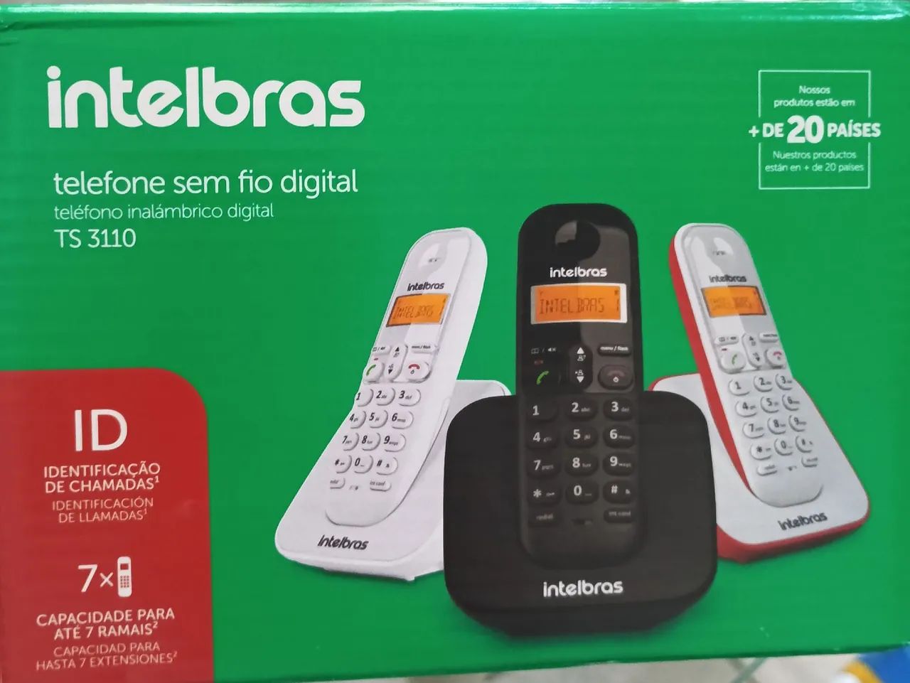 Telefone sem fio digital 