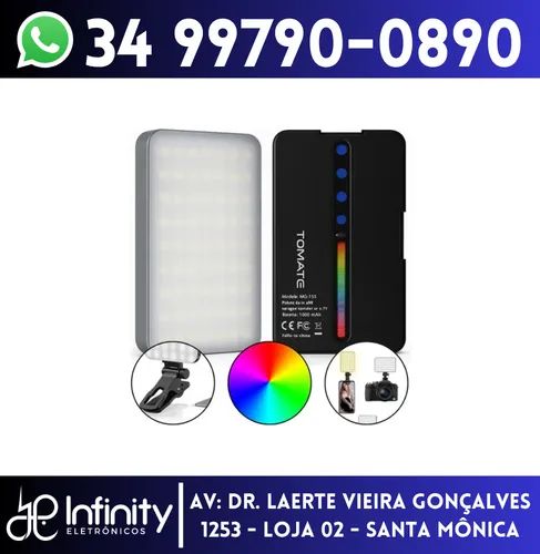 Luz de Selfie Portatil Ring Light Celular Camera