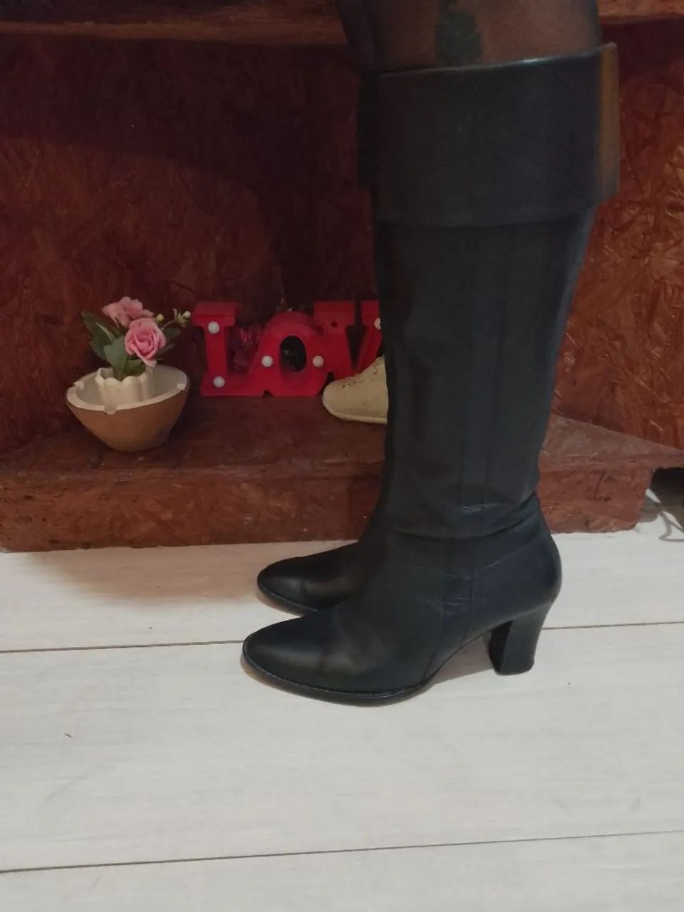 Bota em couro legítimo  - Foto 3