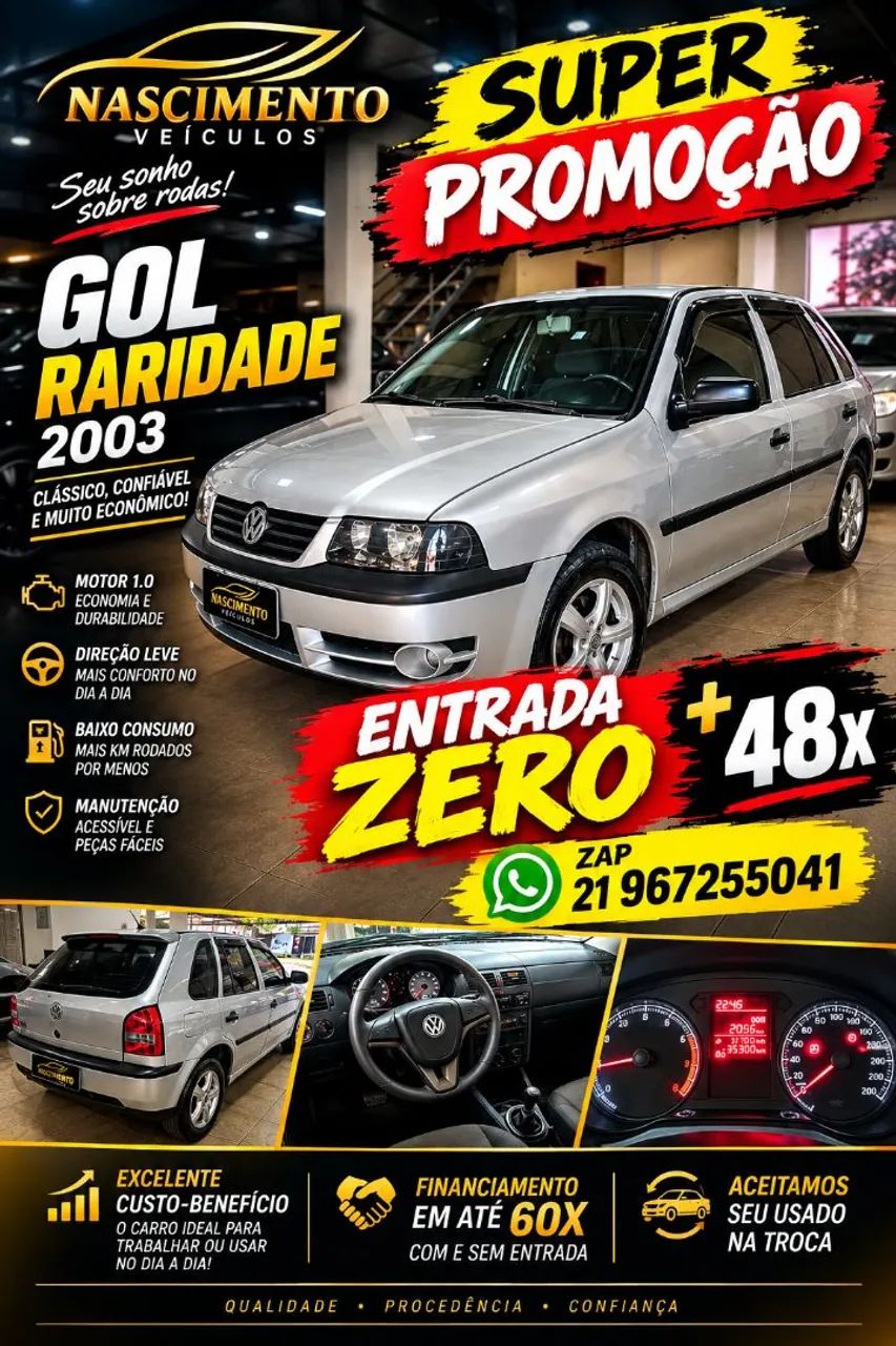 Volkswagen Gol 1.0 Plus 16V 4P 2003