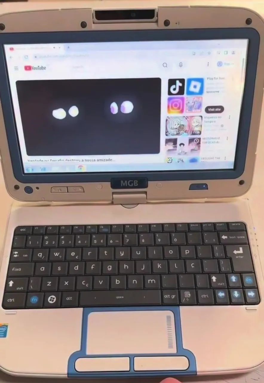 Netbook 2 em 1, tablet Intel aton, memória 2Gb com windows e HDMI  - Foto 2