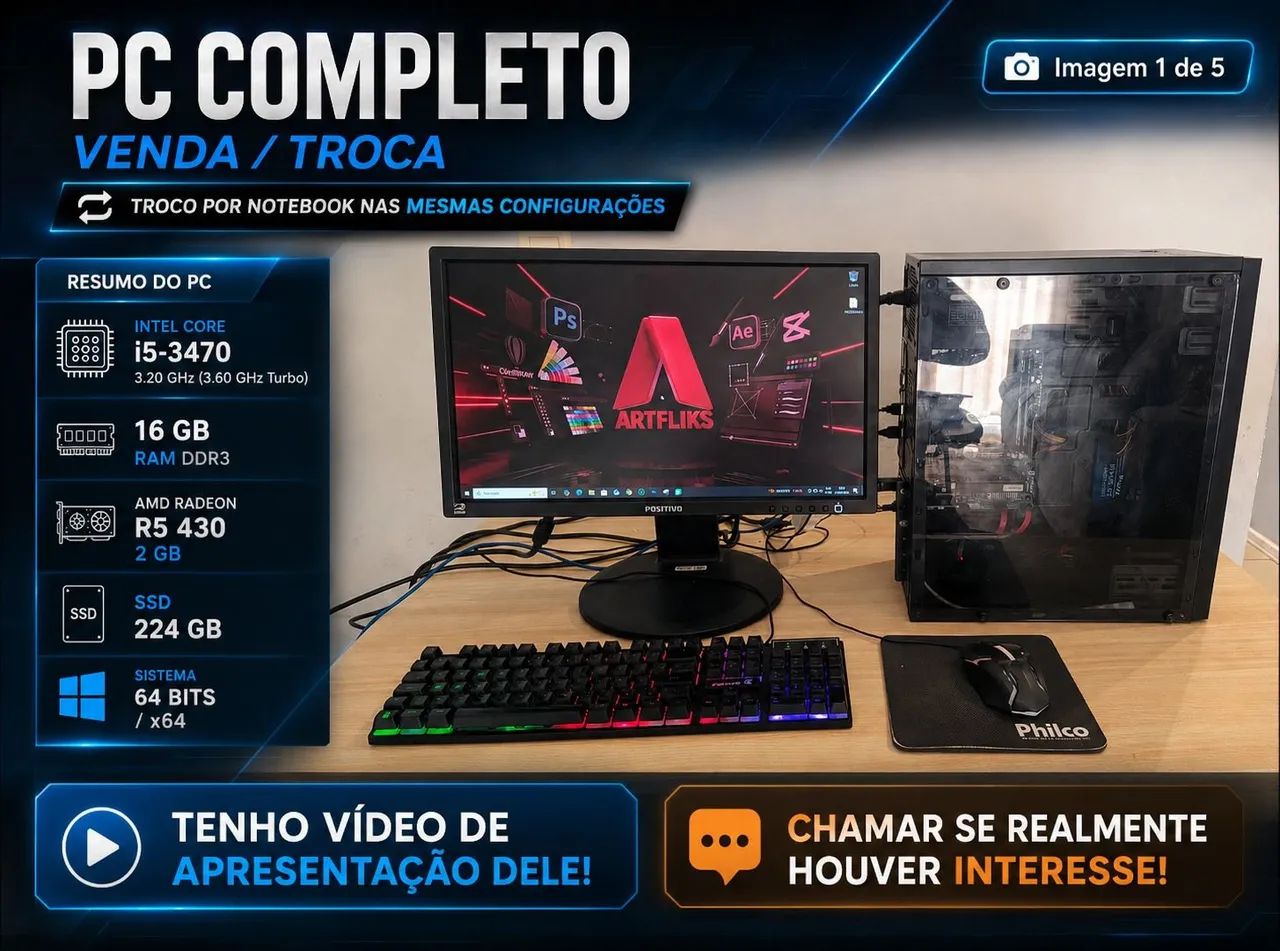 TROCA POR NOTEBOOK! - Foto 2