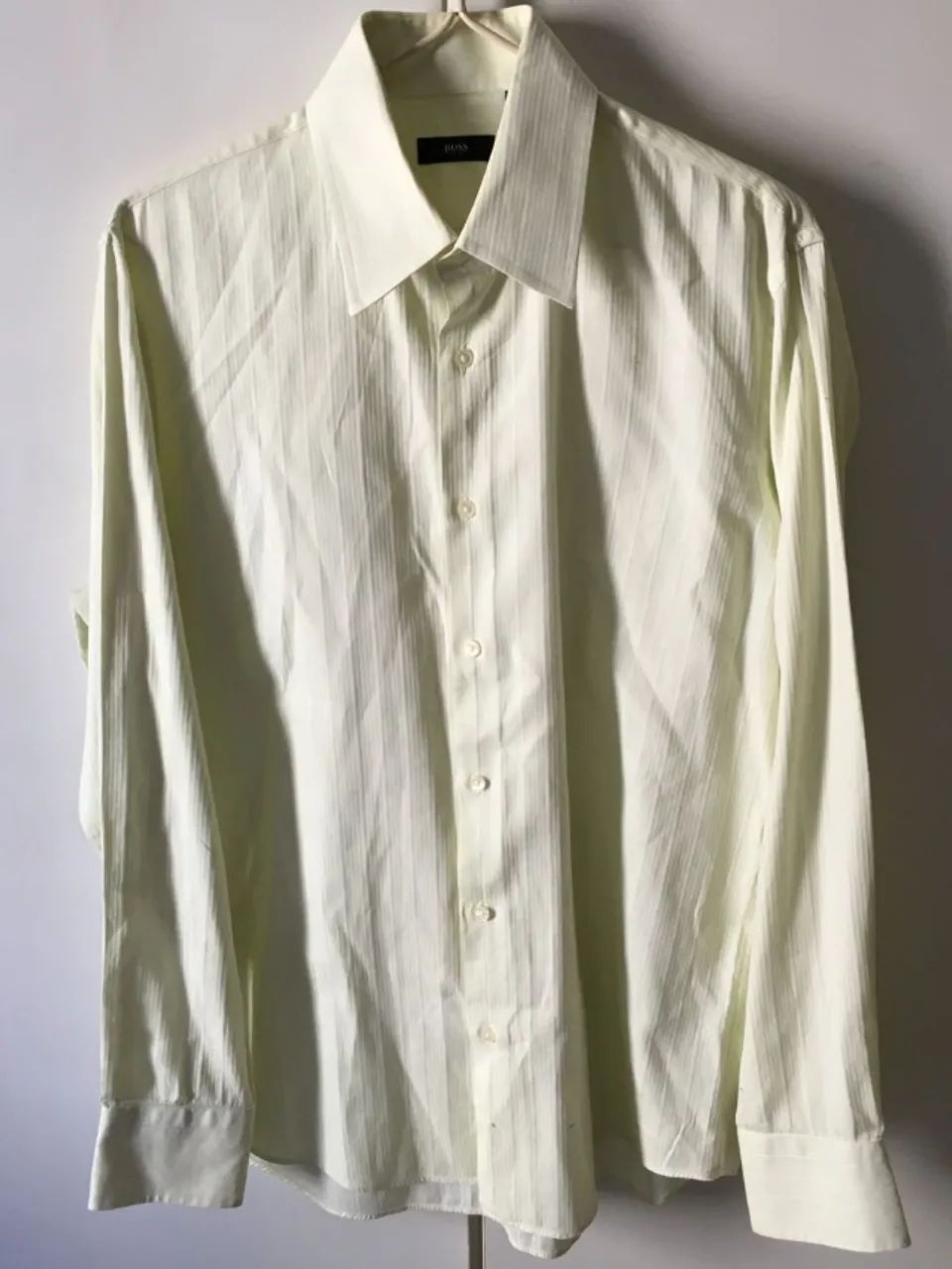 CAMISA HUGO BOSS SOCIAL G  AMARELO CLARO  - Foto 2