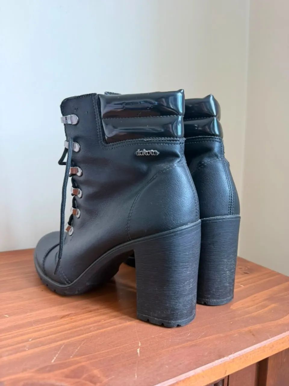 bota de couro dakota - Foto 3