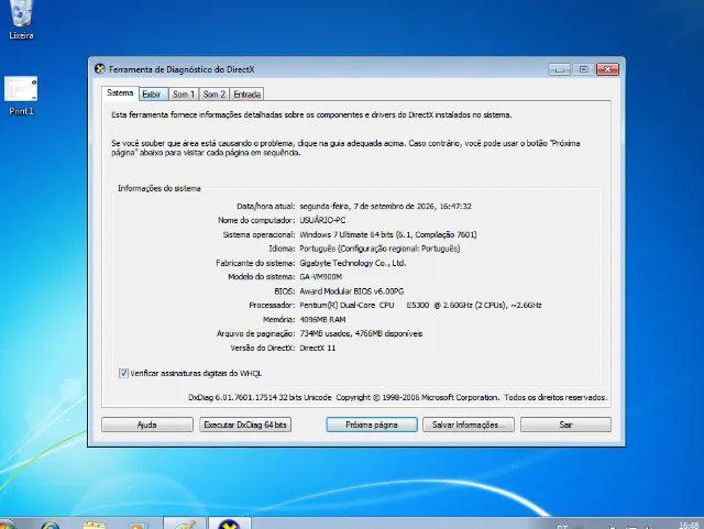 PC COMPLETO LG + SSD 120GB + 4GB RAM + NVIDIA GeForce 210 - Foto 3