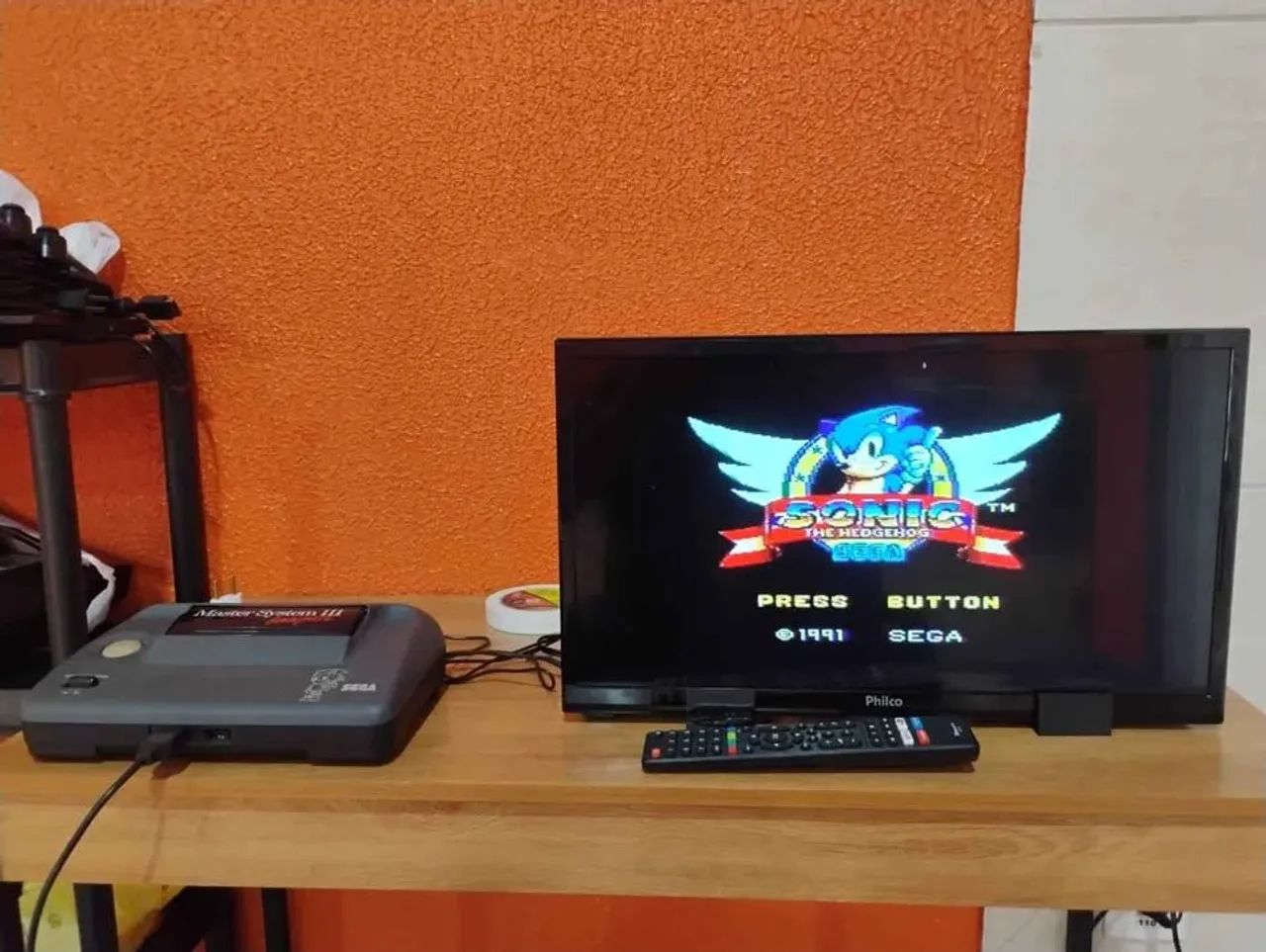 ? Master System 3 Compact com Sonic na Memória - R$ 280 - Foto 2