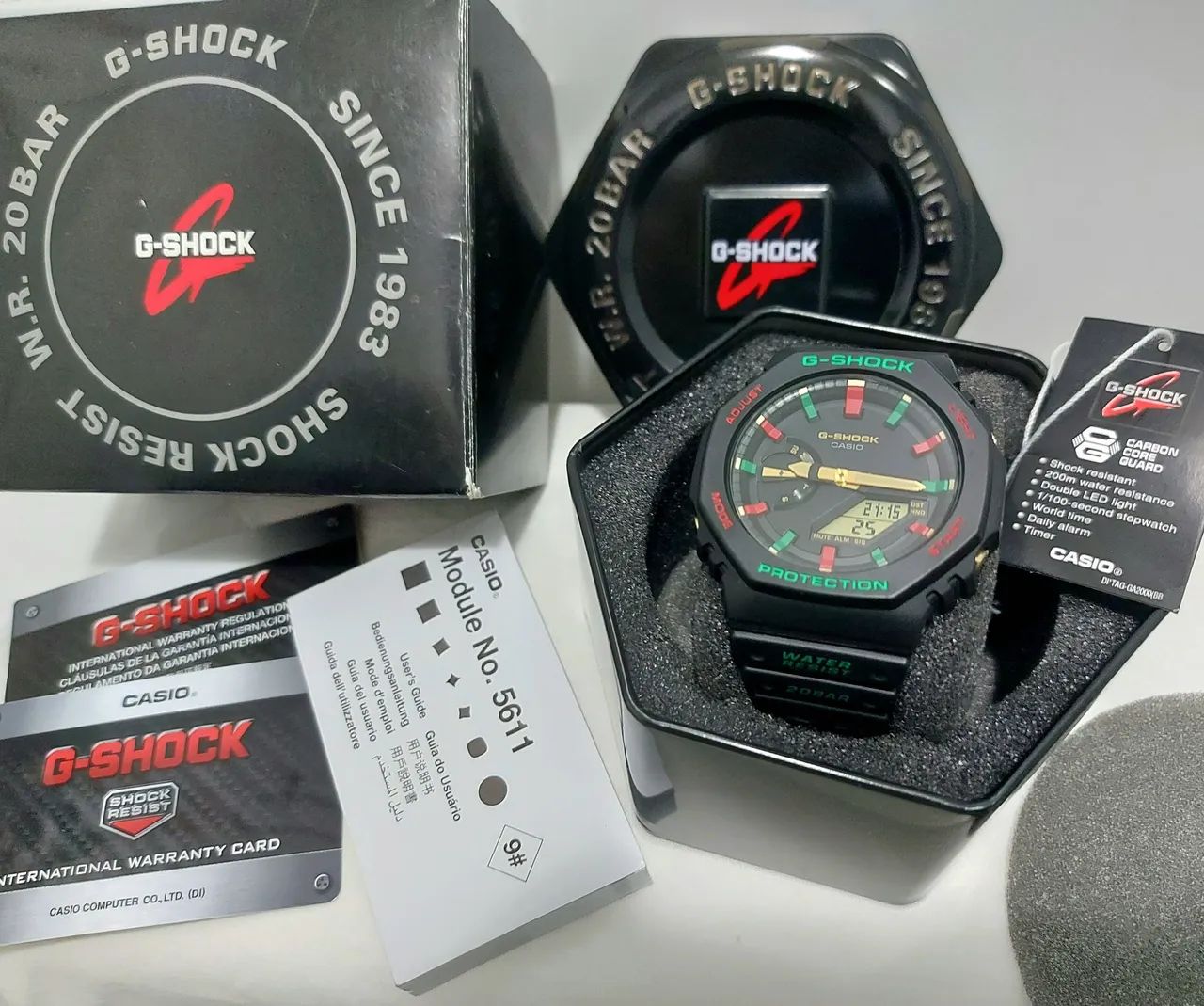 G-Shock Ed. Especial GA-2100TH-1A Sem Uso Completo - Foto 5