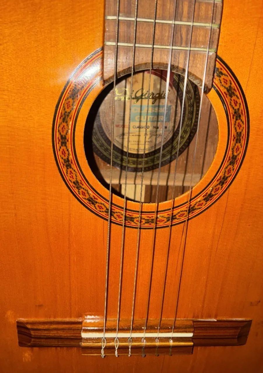 Violão Di Giorgio Classic 28 - 1995 - impecável e com capa acolchoada - - Foto 5
