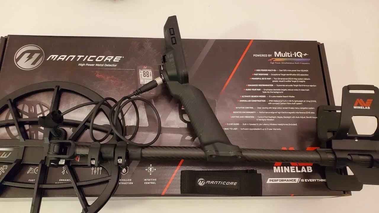 Detector de metais Manticore minelab 