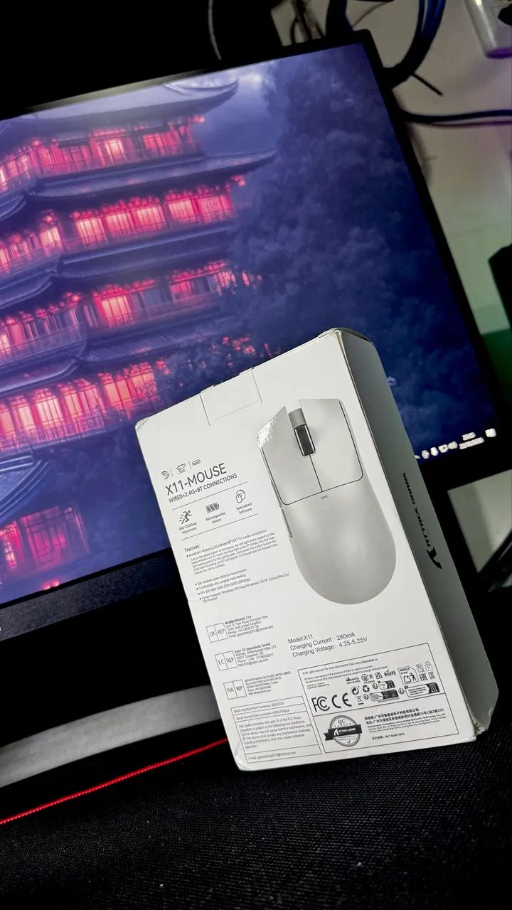 Attack Shark X11 com Dock de Carregamento - Lacrado - Foto 3