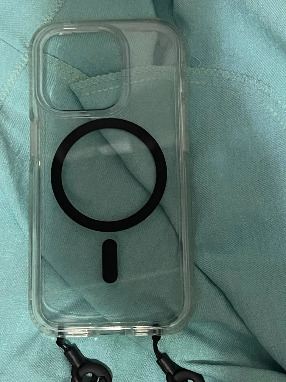 Capa indução original 15 pro Max c alça 