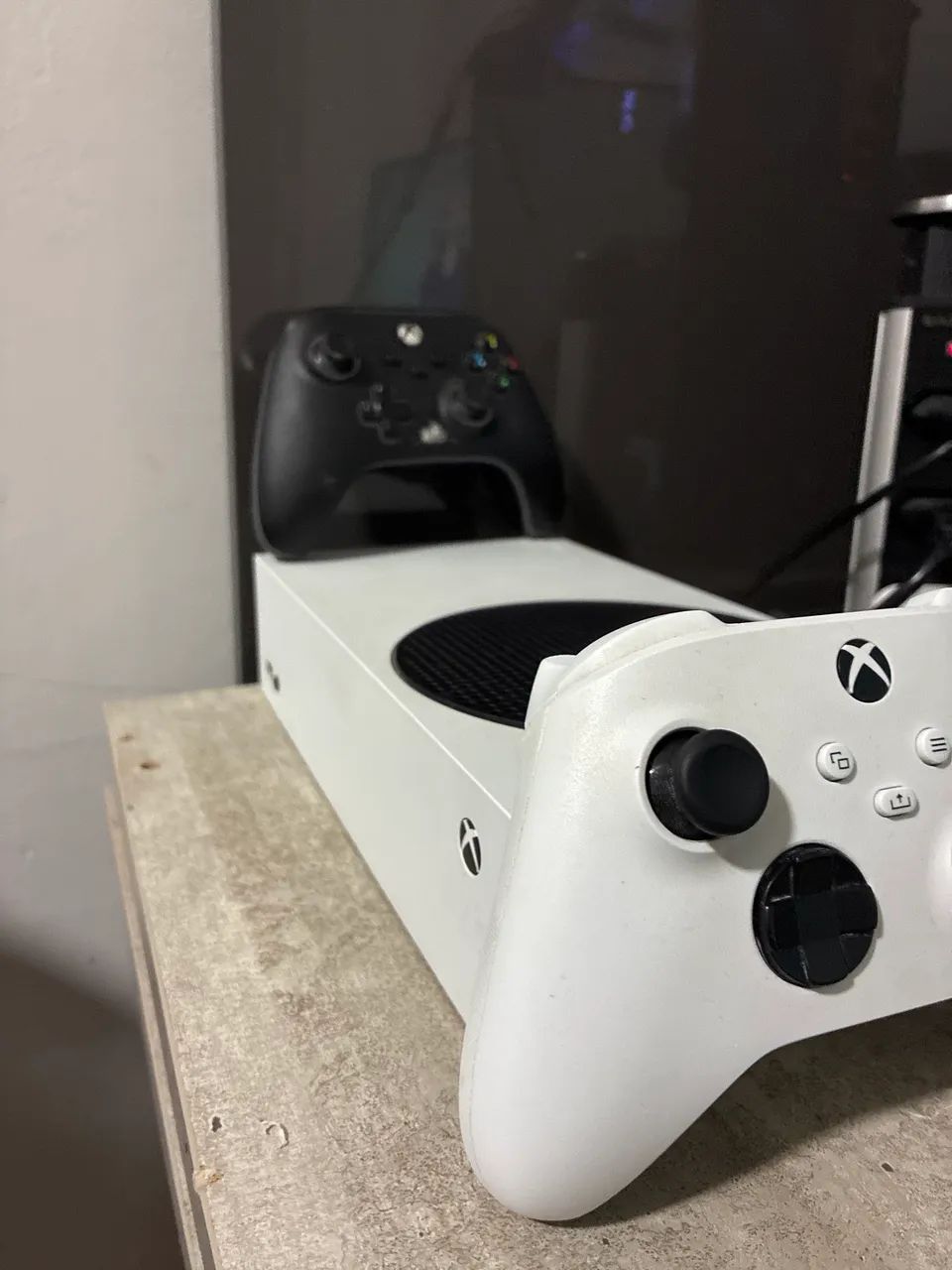 Xbox series s com vários jogos 