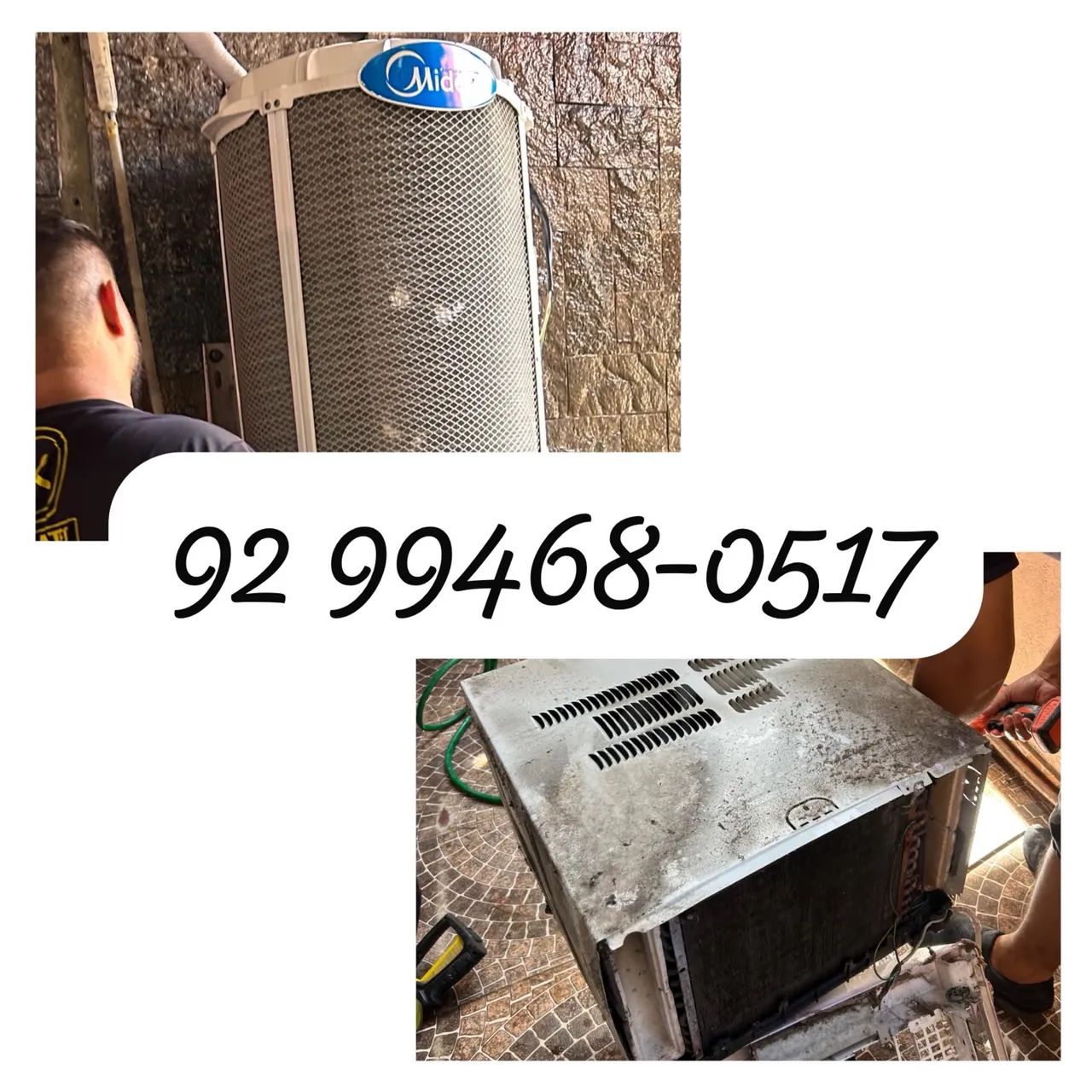 Limpeza de ar condicionado split e janela