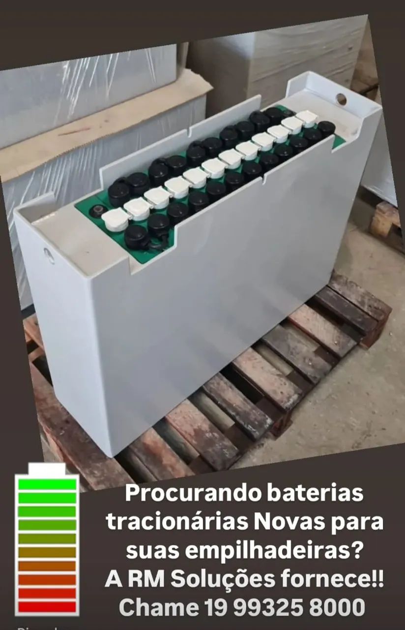 Baterias tracionárias para empilhadeiras elétricas  - Foto 2