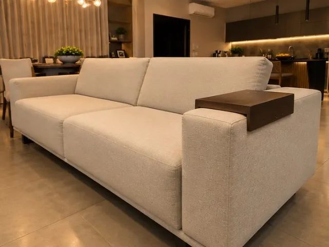 Baixou o preço - Sofá Living  - Sala de Estar  - Em linho  - Foto 5