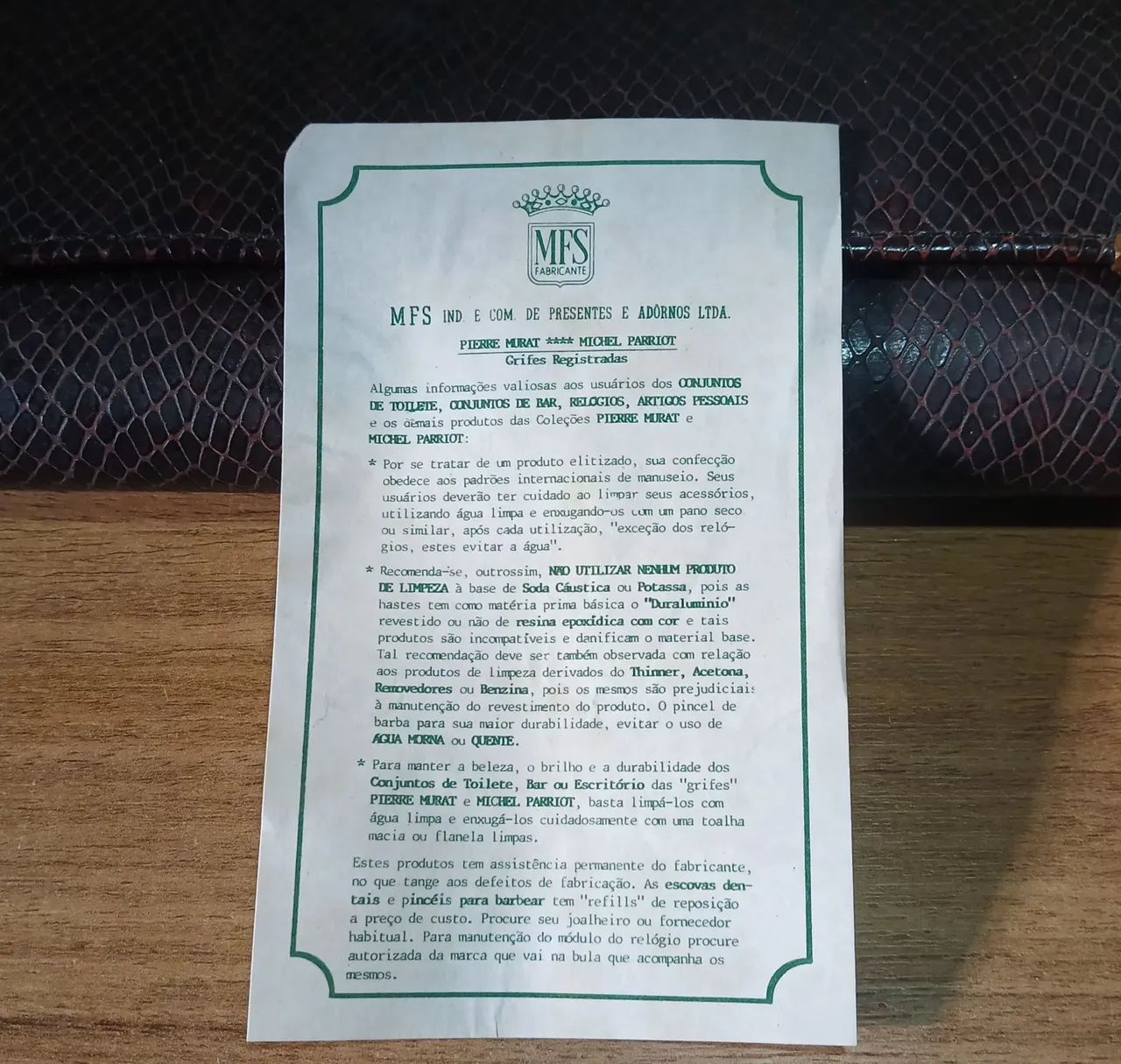 Kit de barbear vintage da Pierre Murat mfs - Foto 4