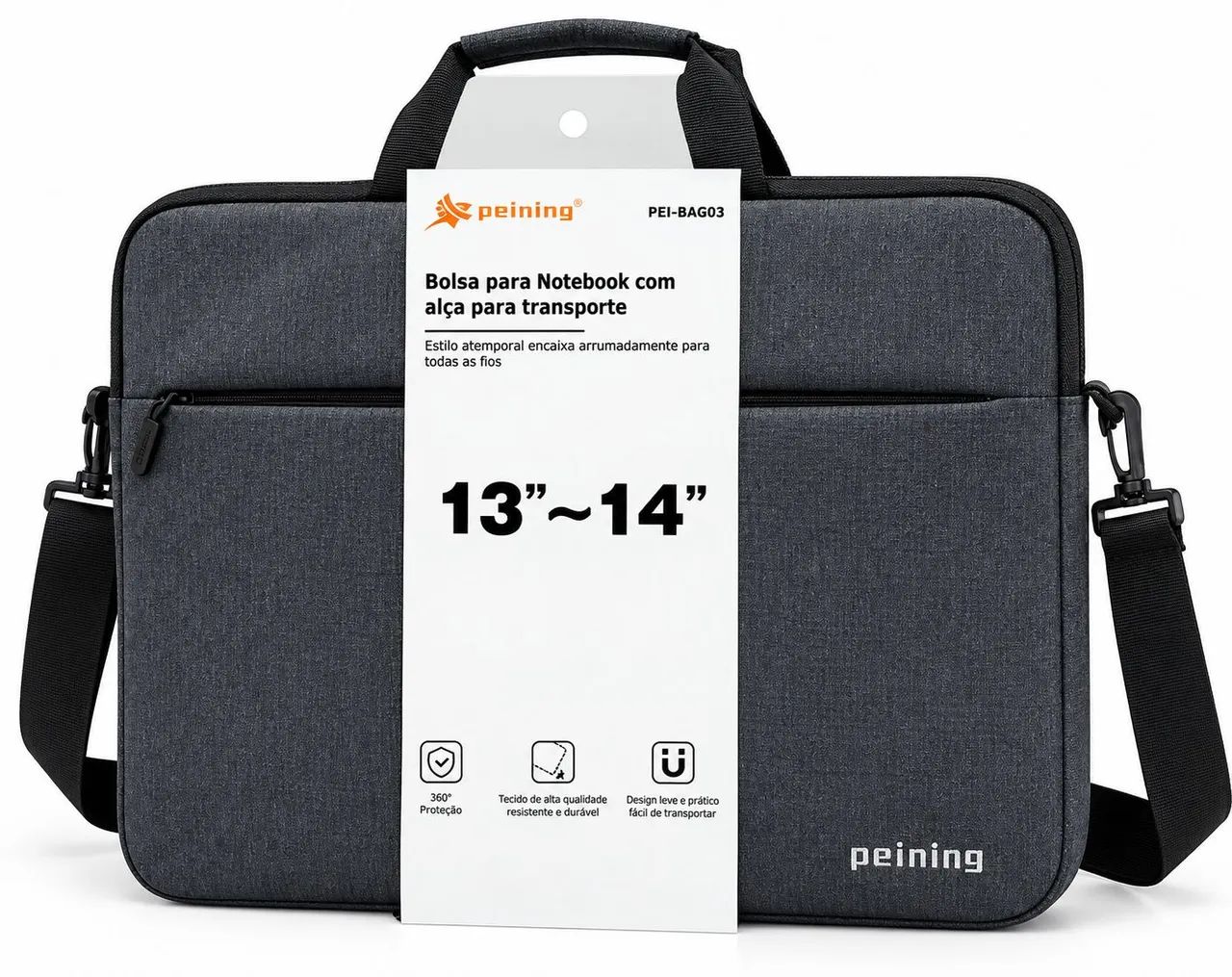 Bolsa para Notebook 13 a 14" Peining com Alça