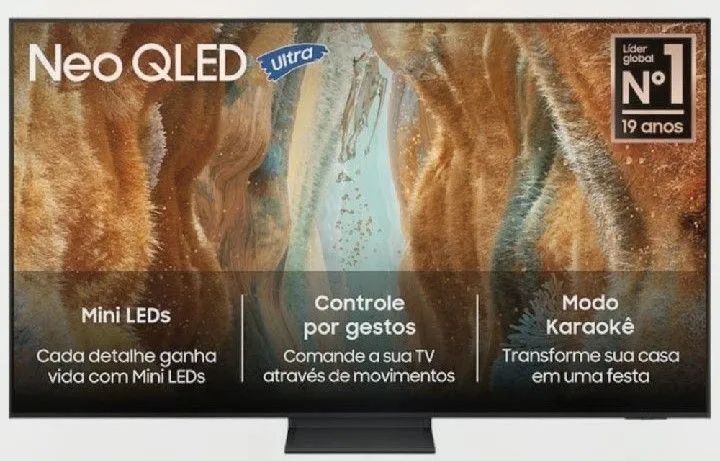 Smart TV Samsung Neo QLED 55" 4K - QN55QN90BAGXZD - Foto 5