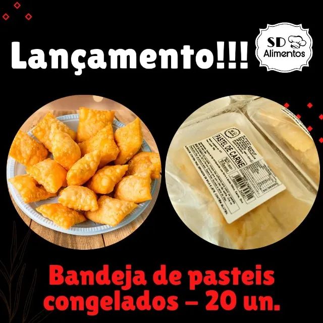 Bolinhas Petisco Salgado congelado - Foto 2