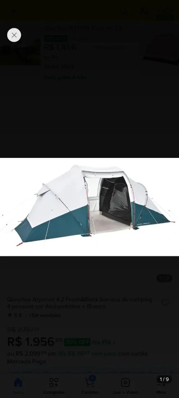 Barraca camping BLACK-FRESH  - Foto 2